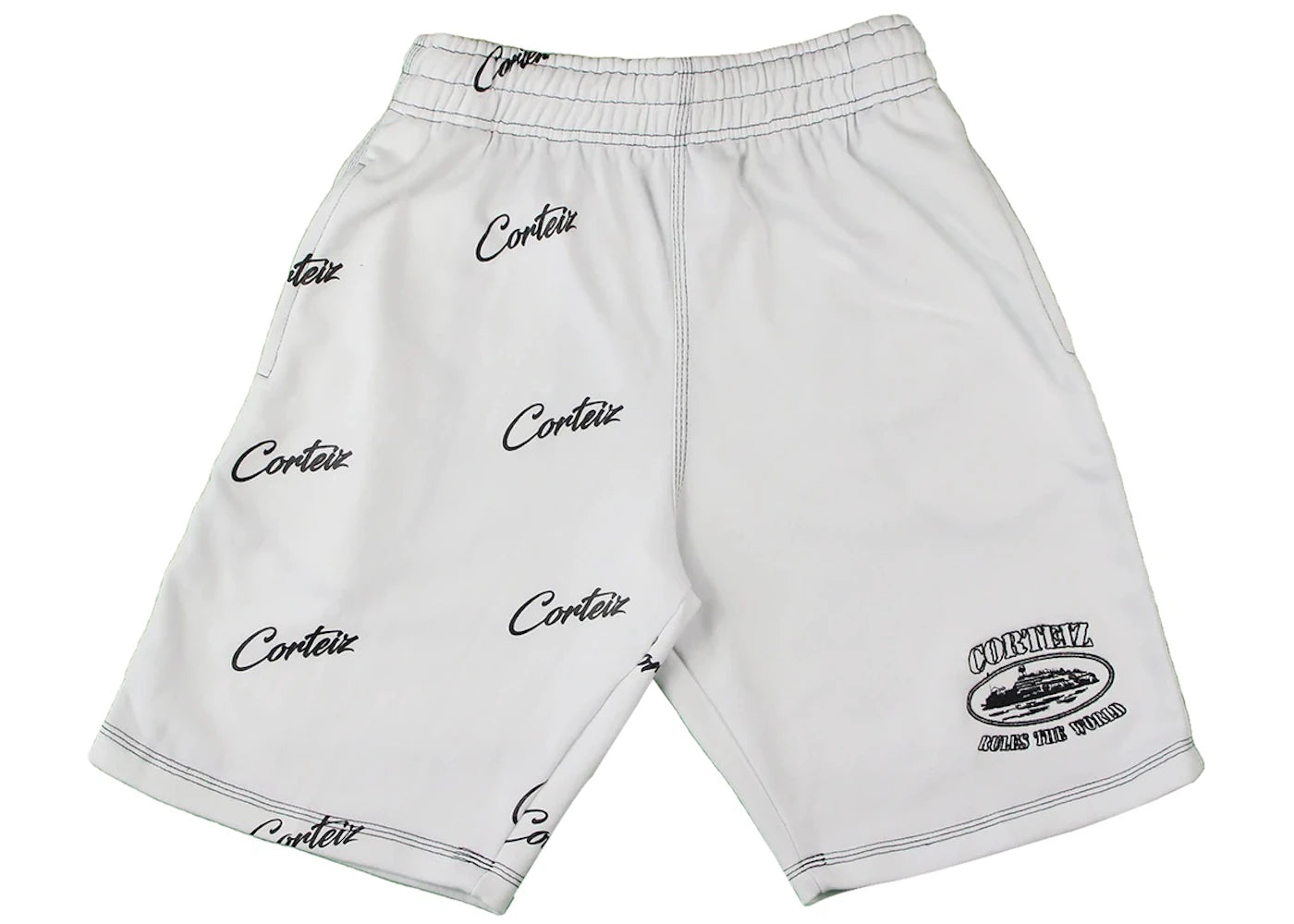 Corteiz Division '20 Shorts White