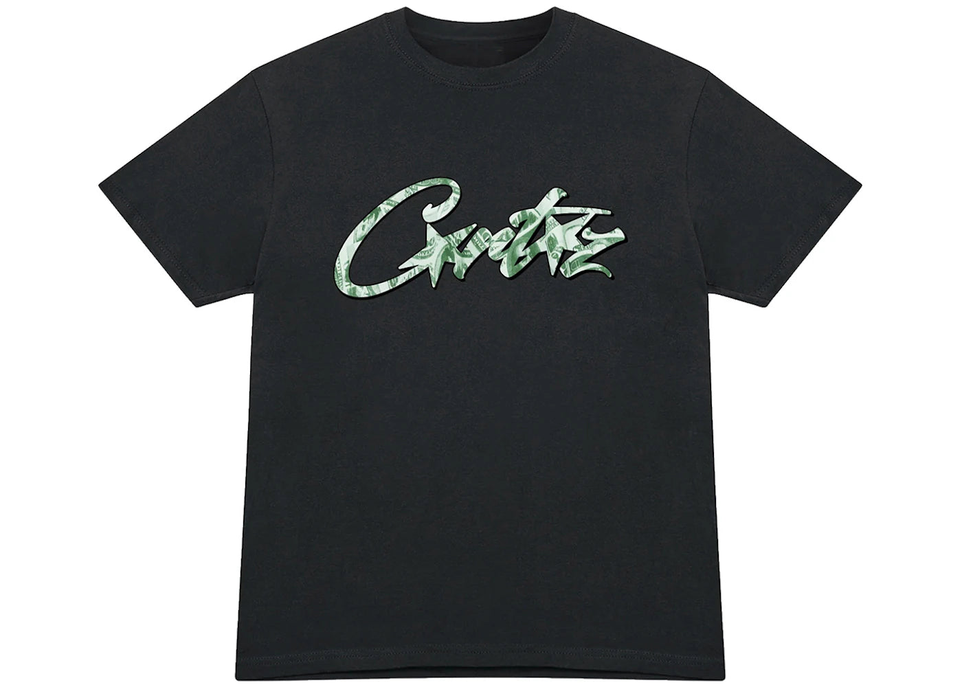 Corteiz Dollar Tee Black