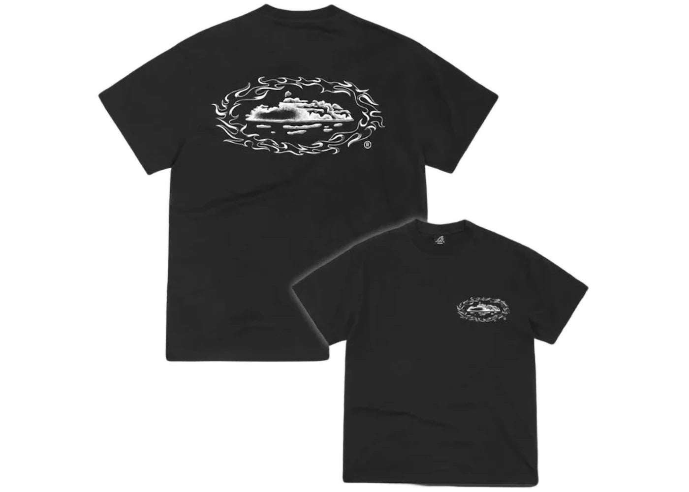 Corteiz Firey Alcatraz T-shirt Black