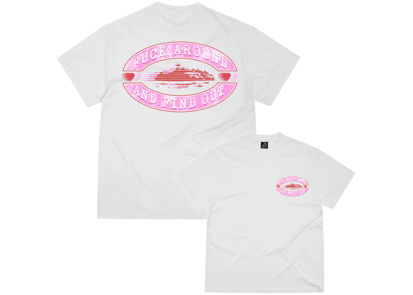 Corteiz Fuck Around Tee Pink