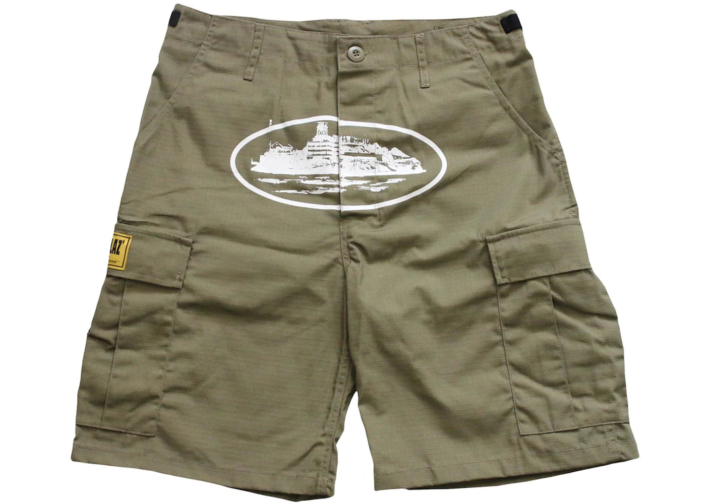 Corteiz Guerillaz 21' Cargo Shorts Khaki Green