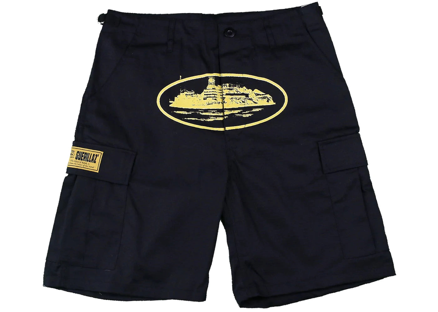 Corteiz Guerillaz 21' Shorts Black/Yellow