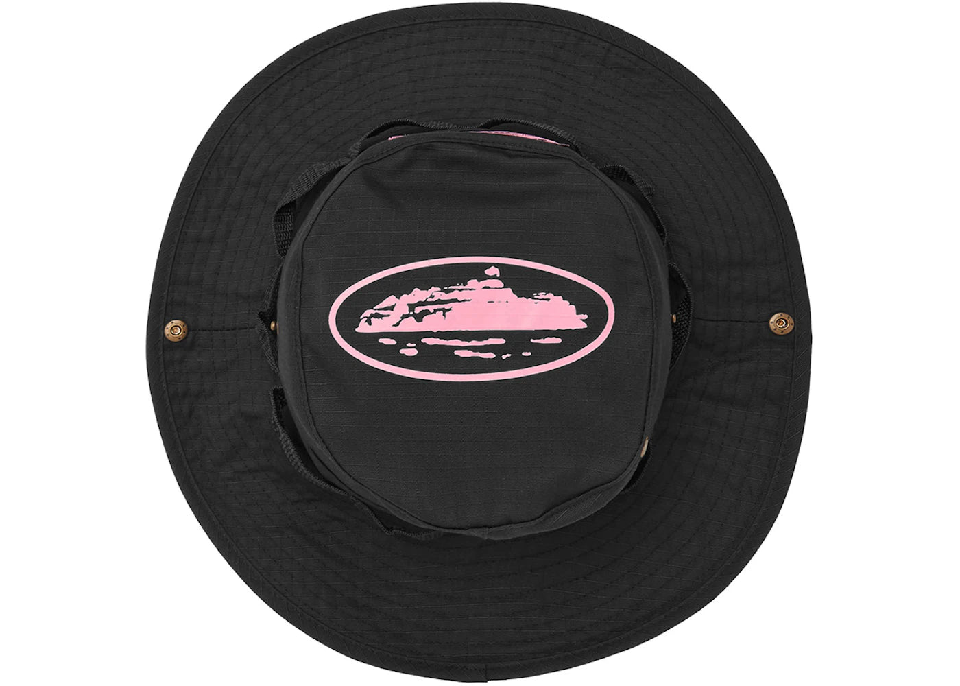 Corteiz Guerillaz Bucket Hat Black/Pink