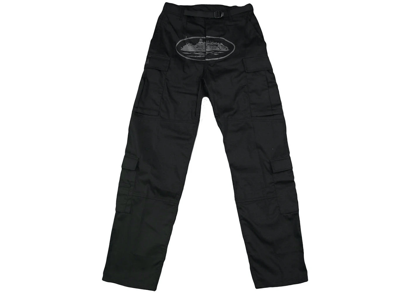 Corteiz Guerillaz Cargos Triple Black