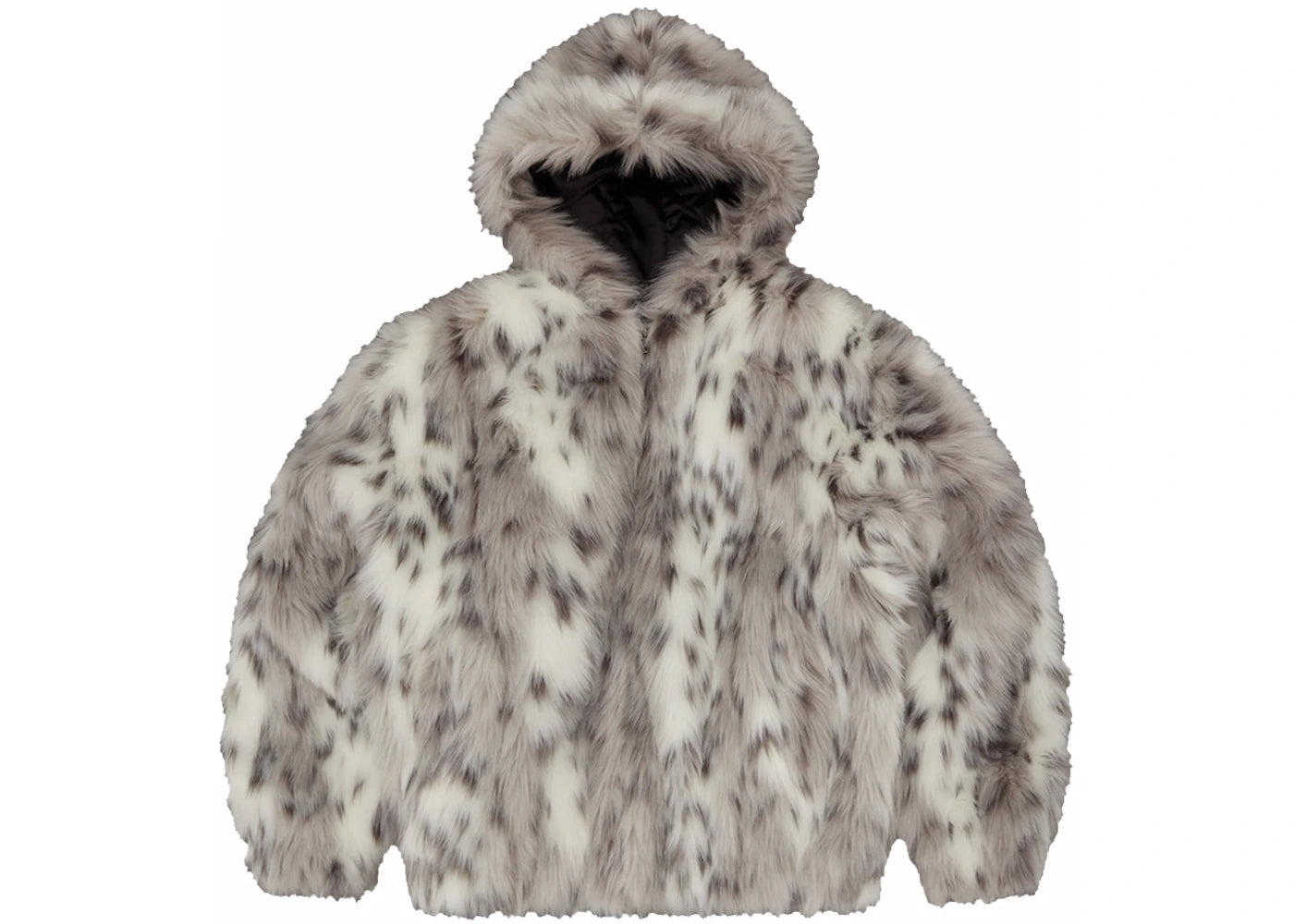 Corteiz Hooded Fur Jacket Multi