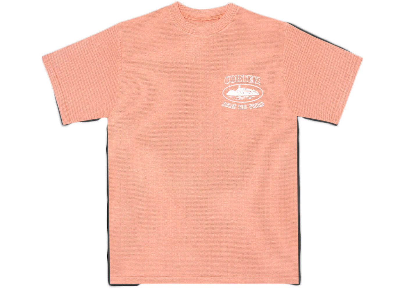 Corteiz Insignia Shortsleeve Waffle T-Shirt Salmon