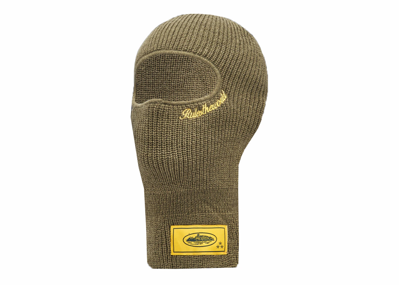 Corteiz Knit Balaclava Army Green
