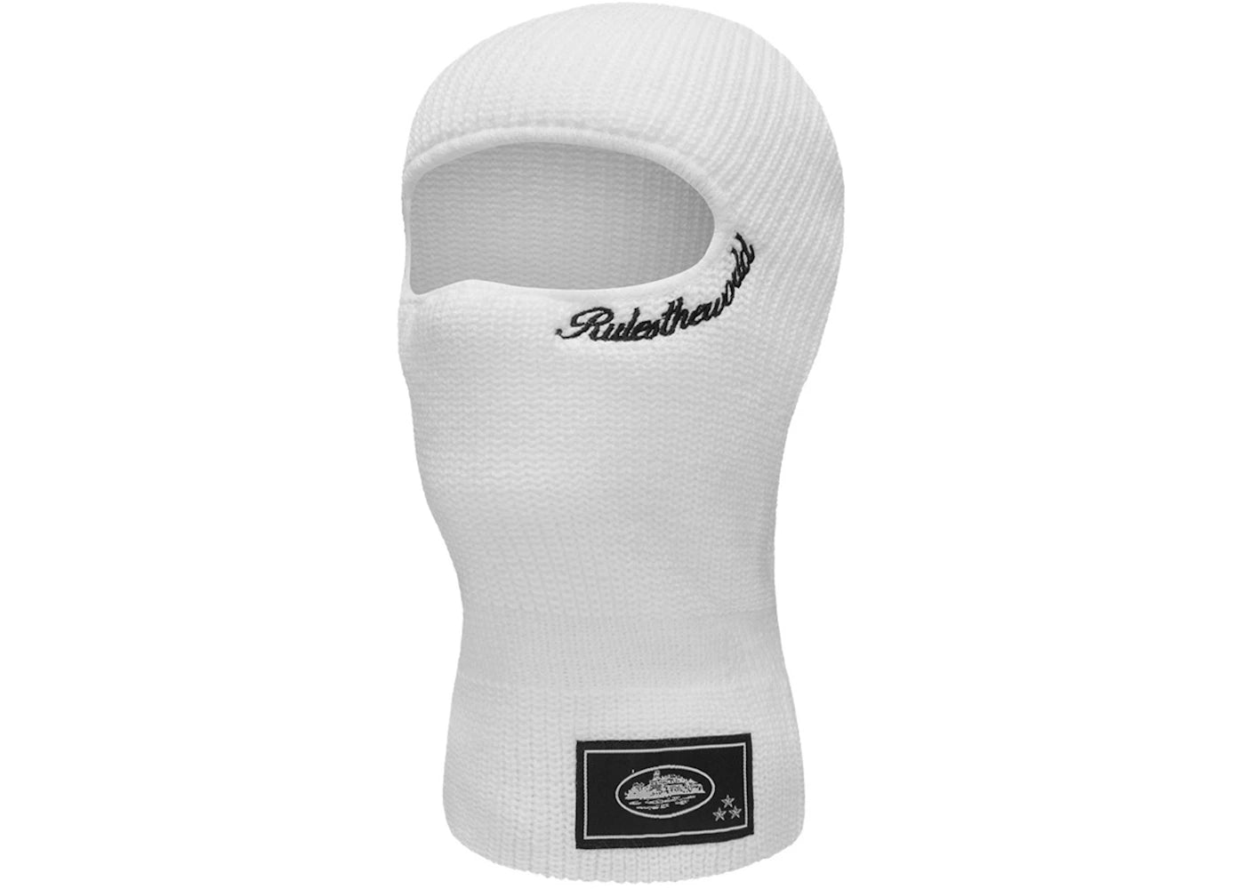 Corteiz Knit Balaclava White/Black