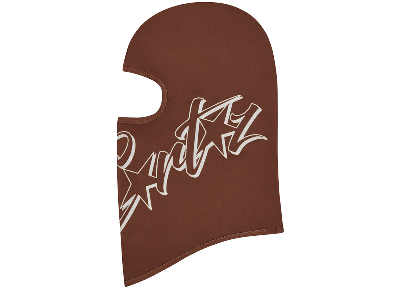 Corteiz Lightweight Ski Mask Brown/White
