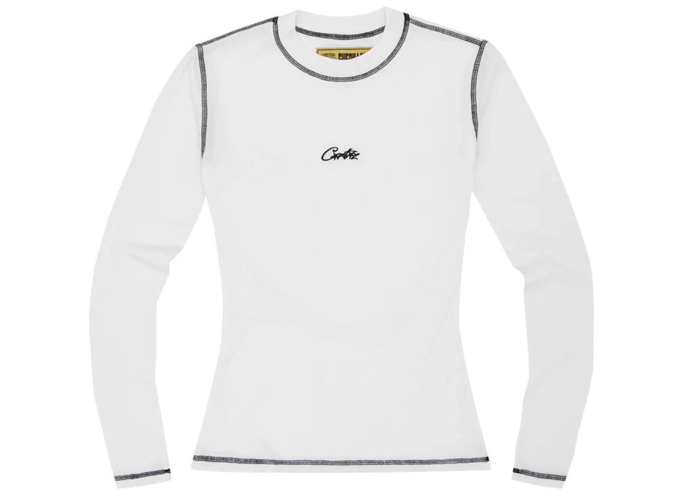 Corteiz Mesh Waffle Longsleeve White