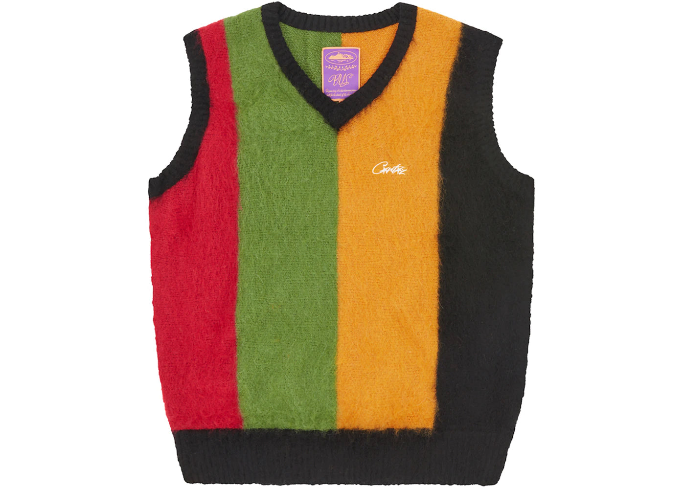 Corteiz Mohair Knit Vest Multi