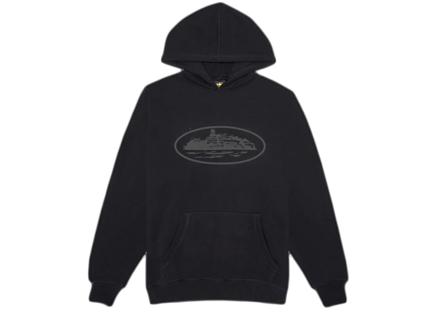 Corteiz OG Alcatraz Hoodie Triple Black