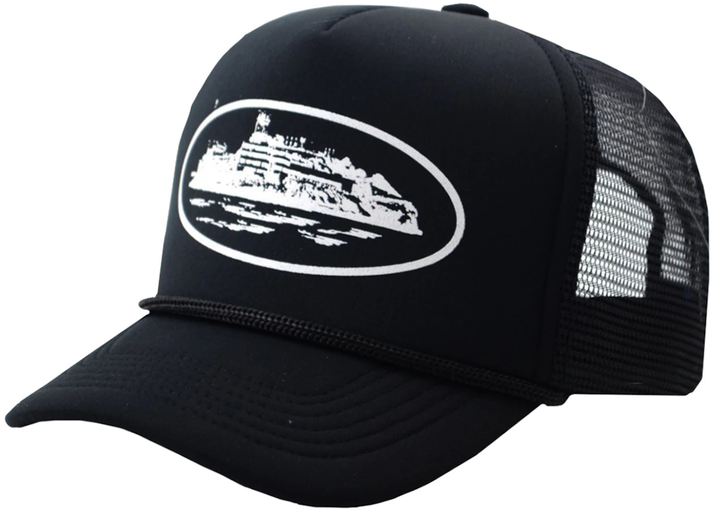 Corteiz OG Alcatraz Trucker Trucker Black