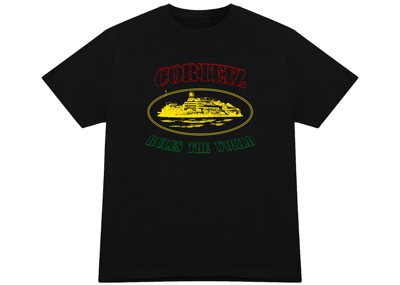 Corteiz OG Carni Alcatraz Tee Black