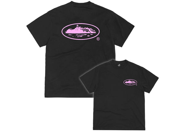 Corteiz OG Island Tee Black/Pink – Side Kicks