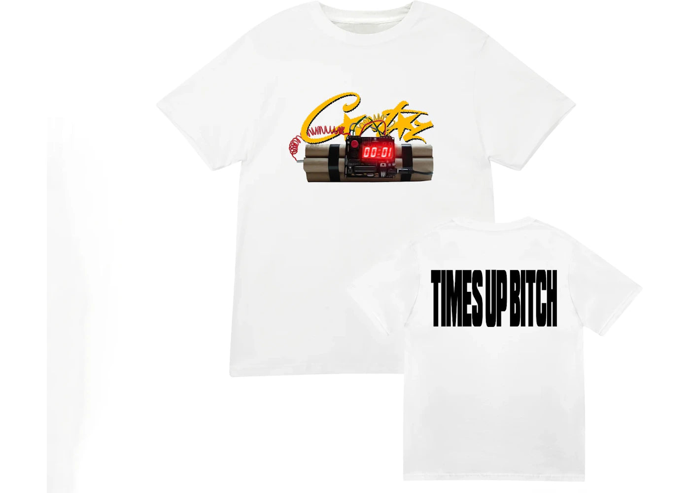 Corteiz OG Timebomb Tee White