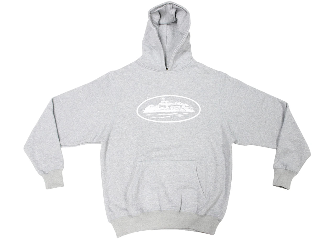 Corteiz Og Alcatraz Hoodie Grey