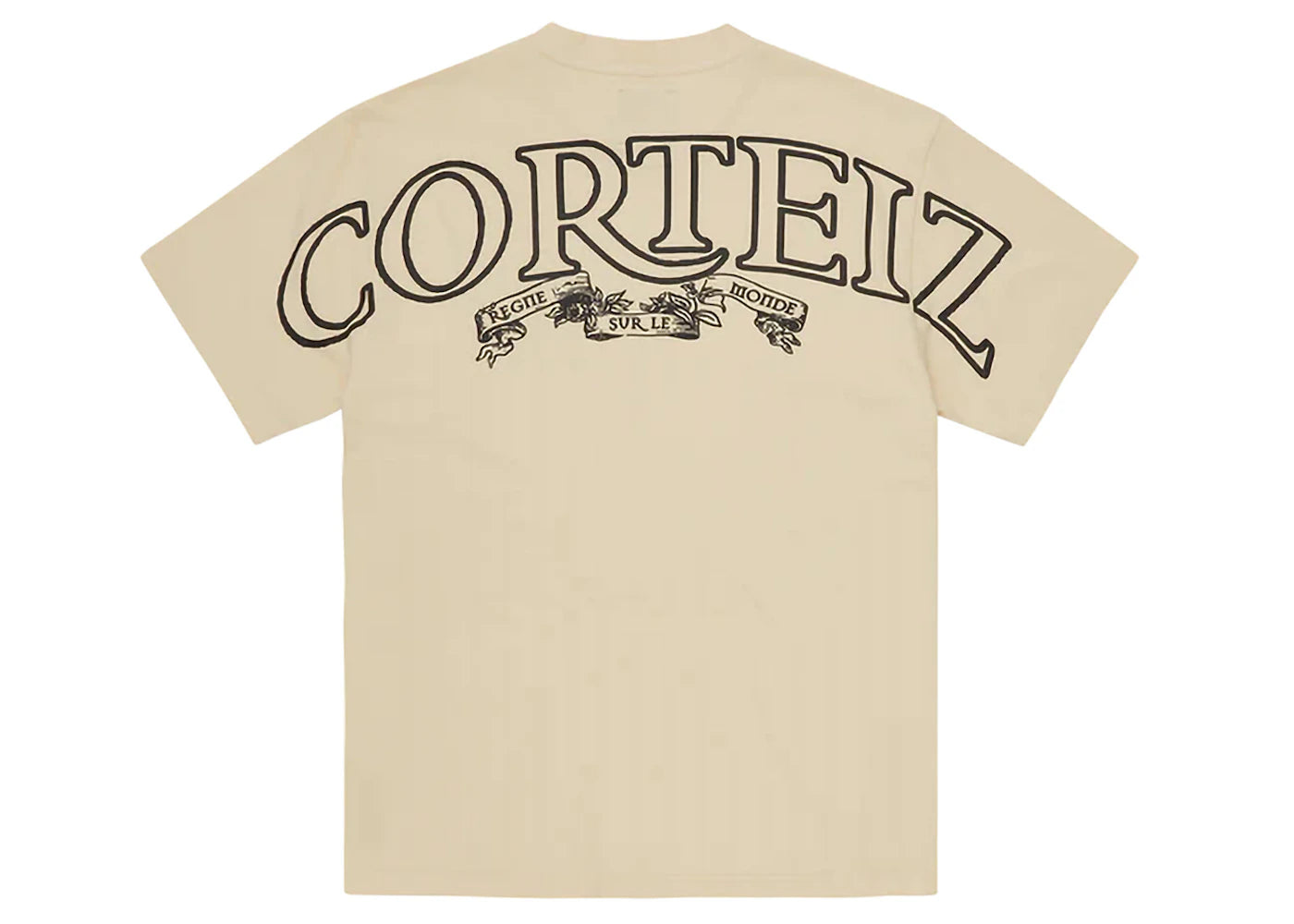 Corteiz Royale Heavyweight Tee Cream