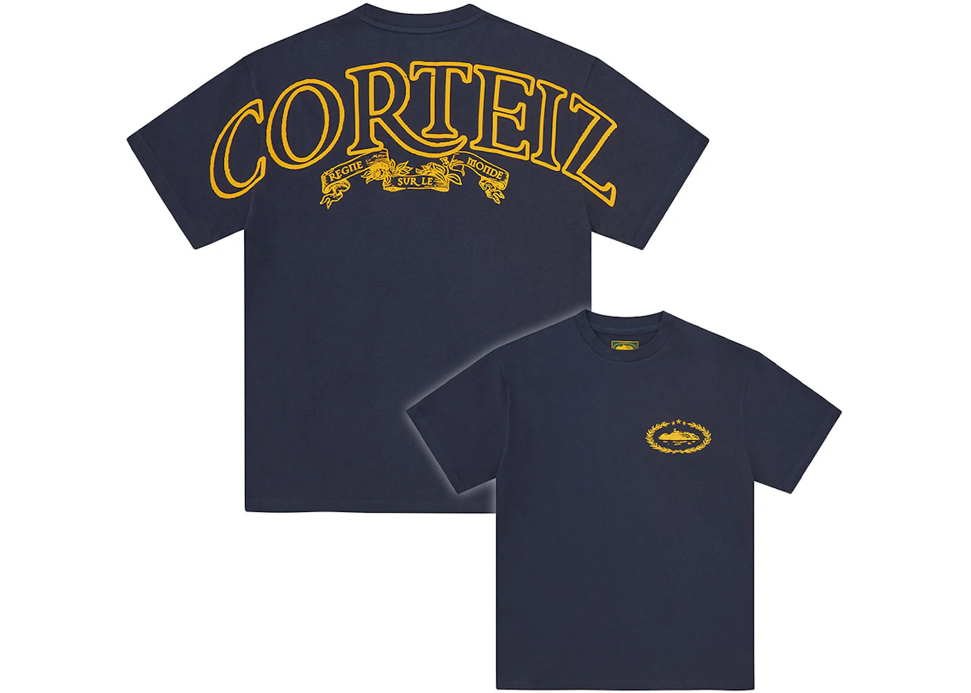 Corteiz Royale Heavyweight Tee Navy