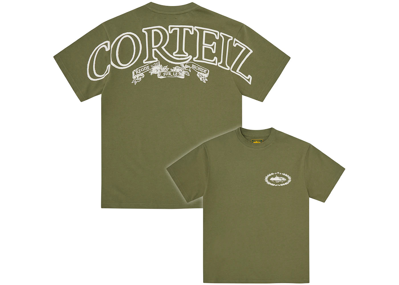 Corteiz Royale Heavyweight Tee Olive