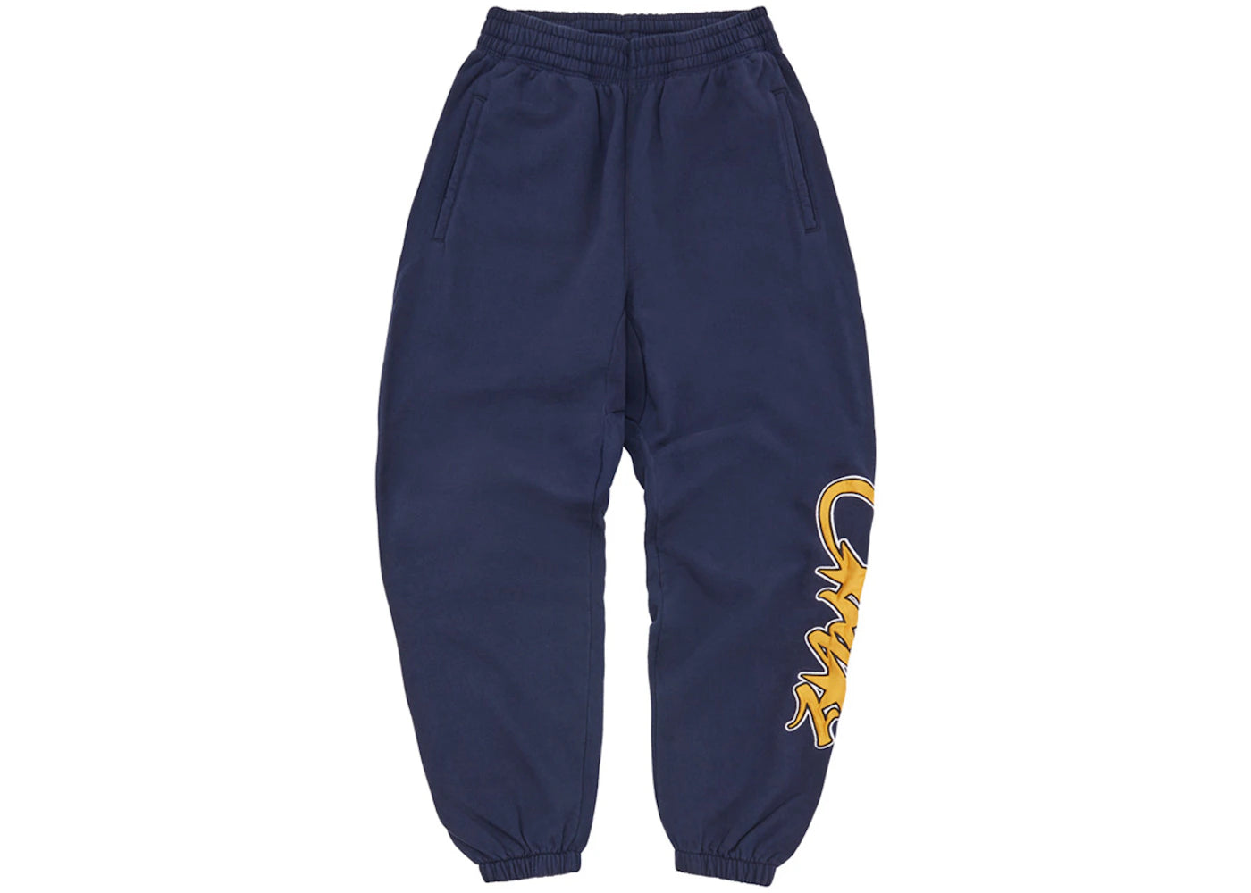 Corteiz Satin Applique Allstarz Joggers Navy