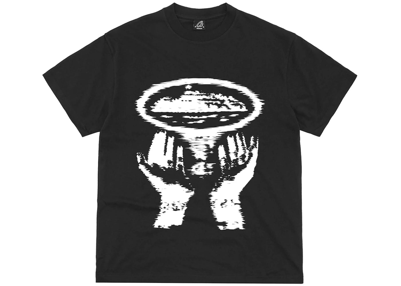 Corteiz Sketchy Hands Tee Black