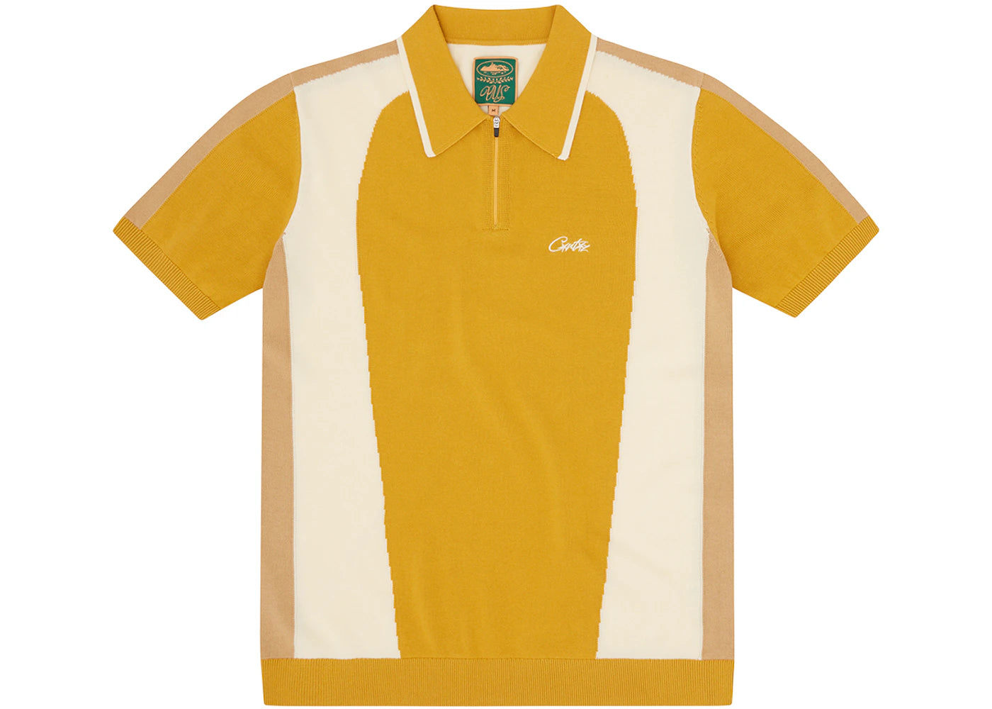 Corteiz Soprano Knit Polo Mustard