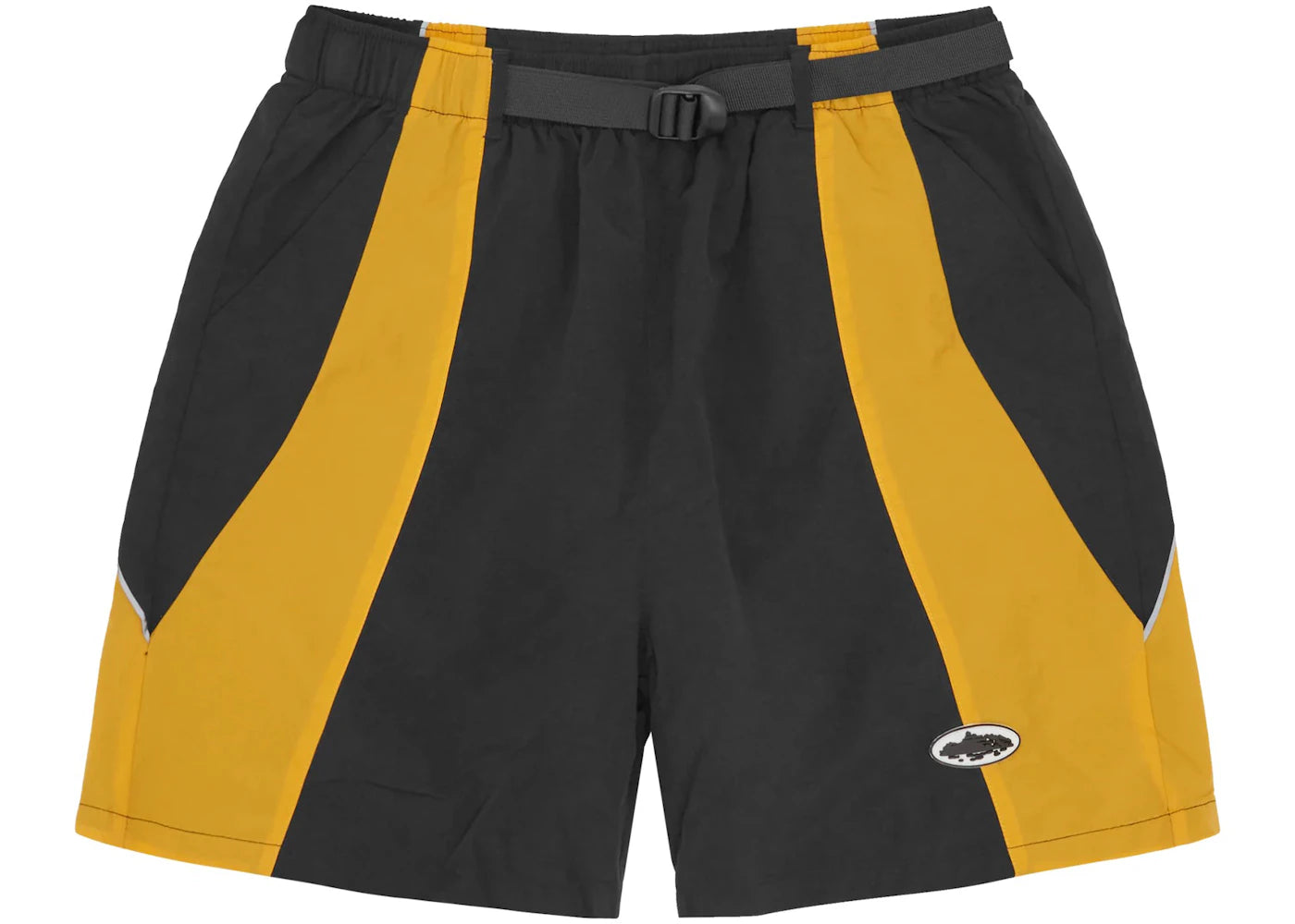 Corteiz Spring Shorts Black/Yellow