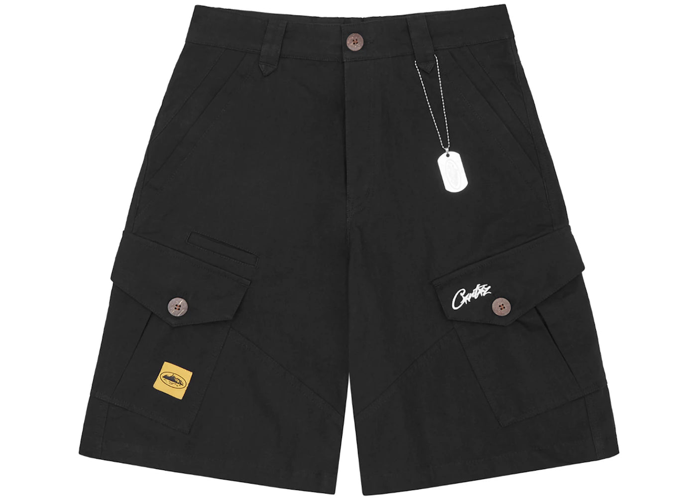 Corteiz Storm Cargo Shorts Black