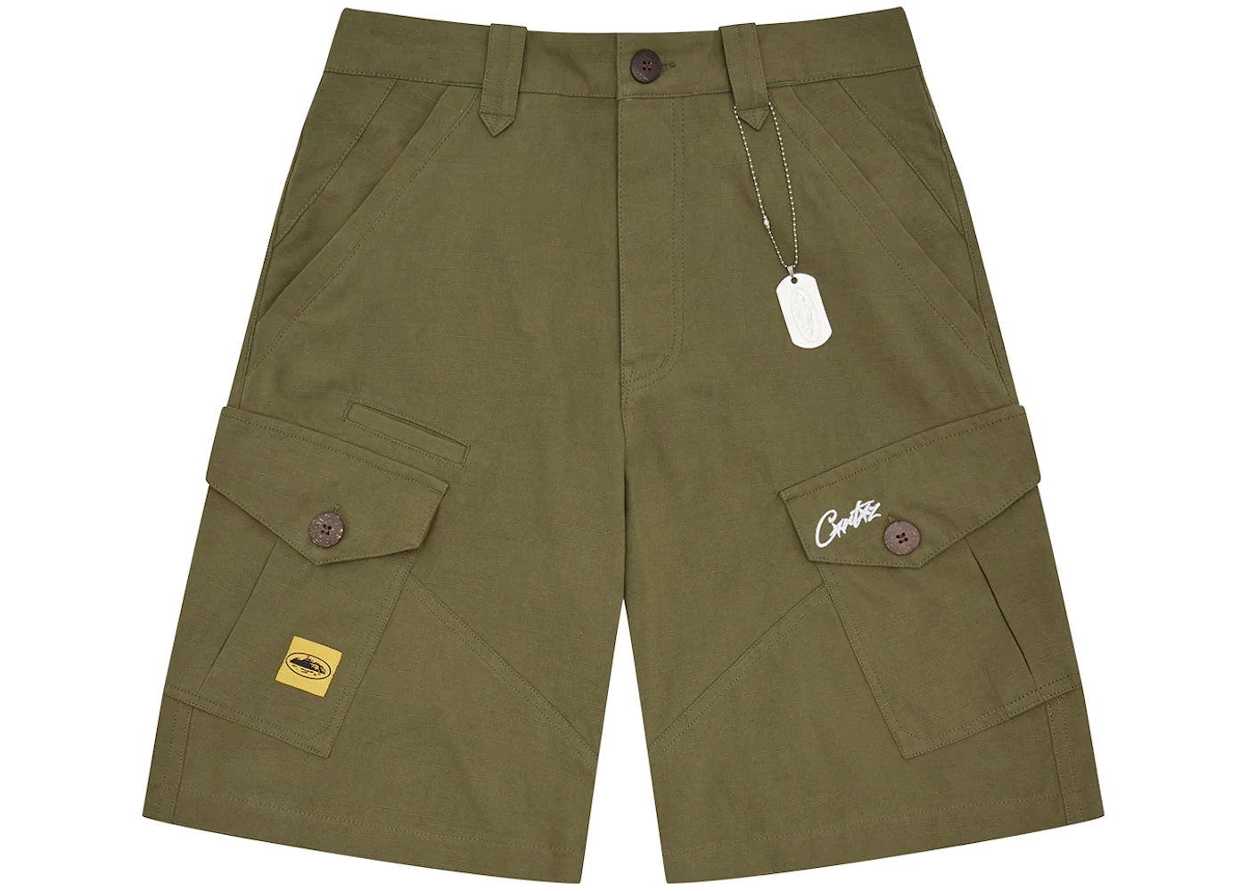 Corteiz Storm Cargo Shorts Khaki