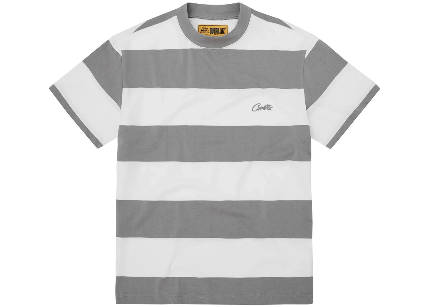 Corteiz Striped Tee Grey