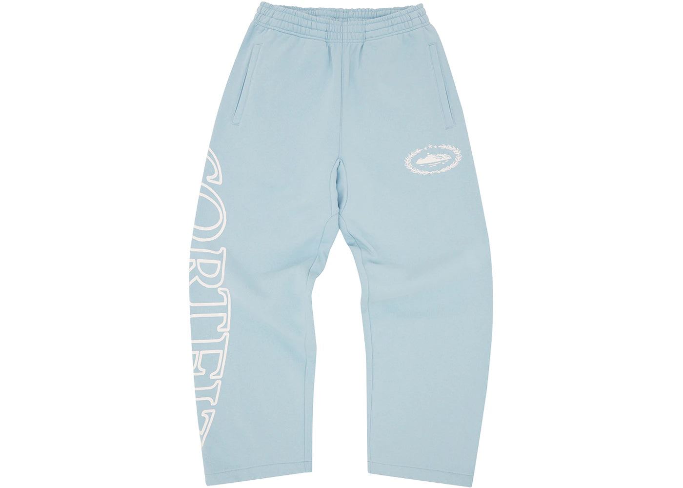 Corteiz Superior Royale Open Hem Pant Baby Blue