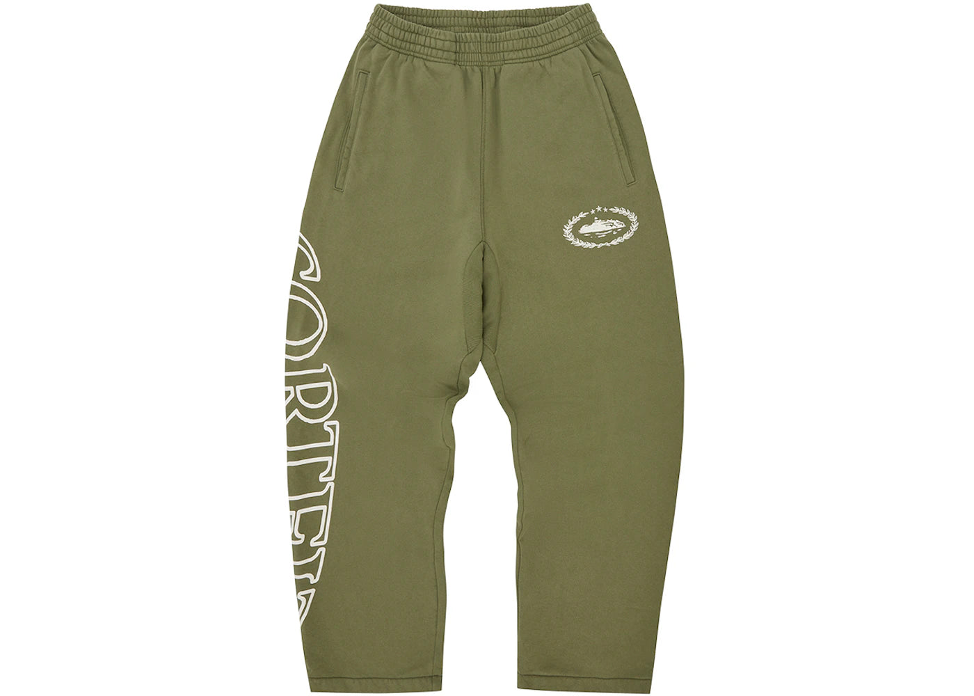 Corteiz Superior Royale Open Hem Pant Olive