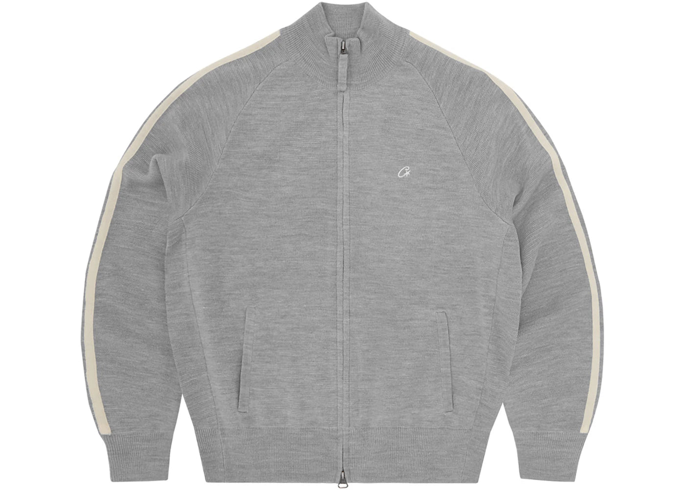 Corteiz VVS Knit-Zip Grey