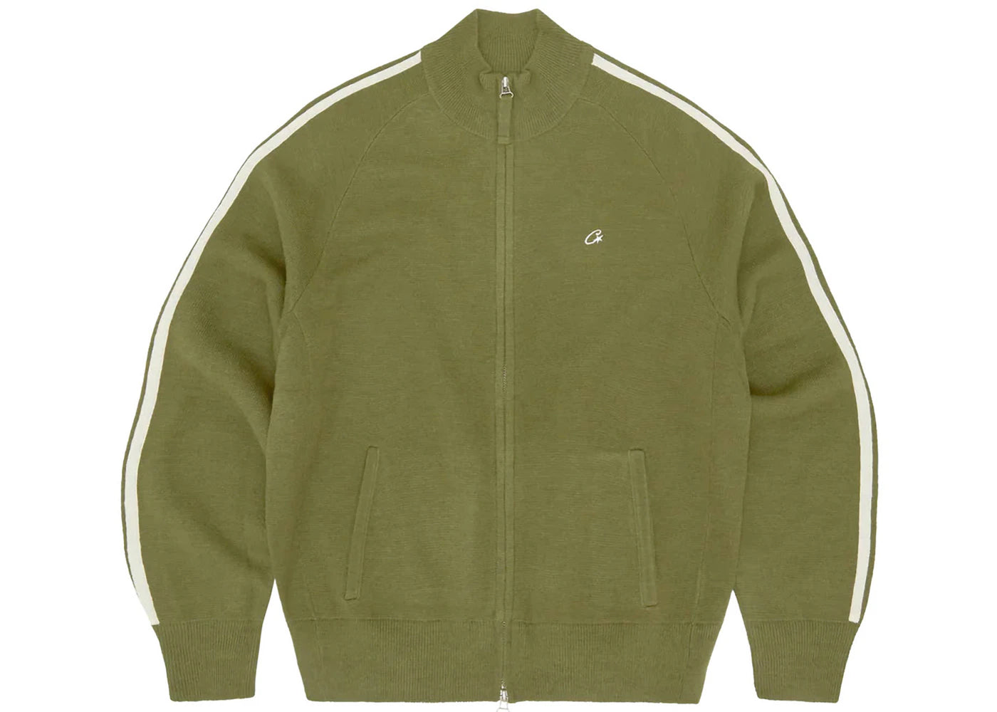 Corteiz VVS Knit-Zip Olive