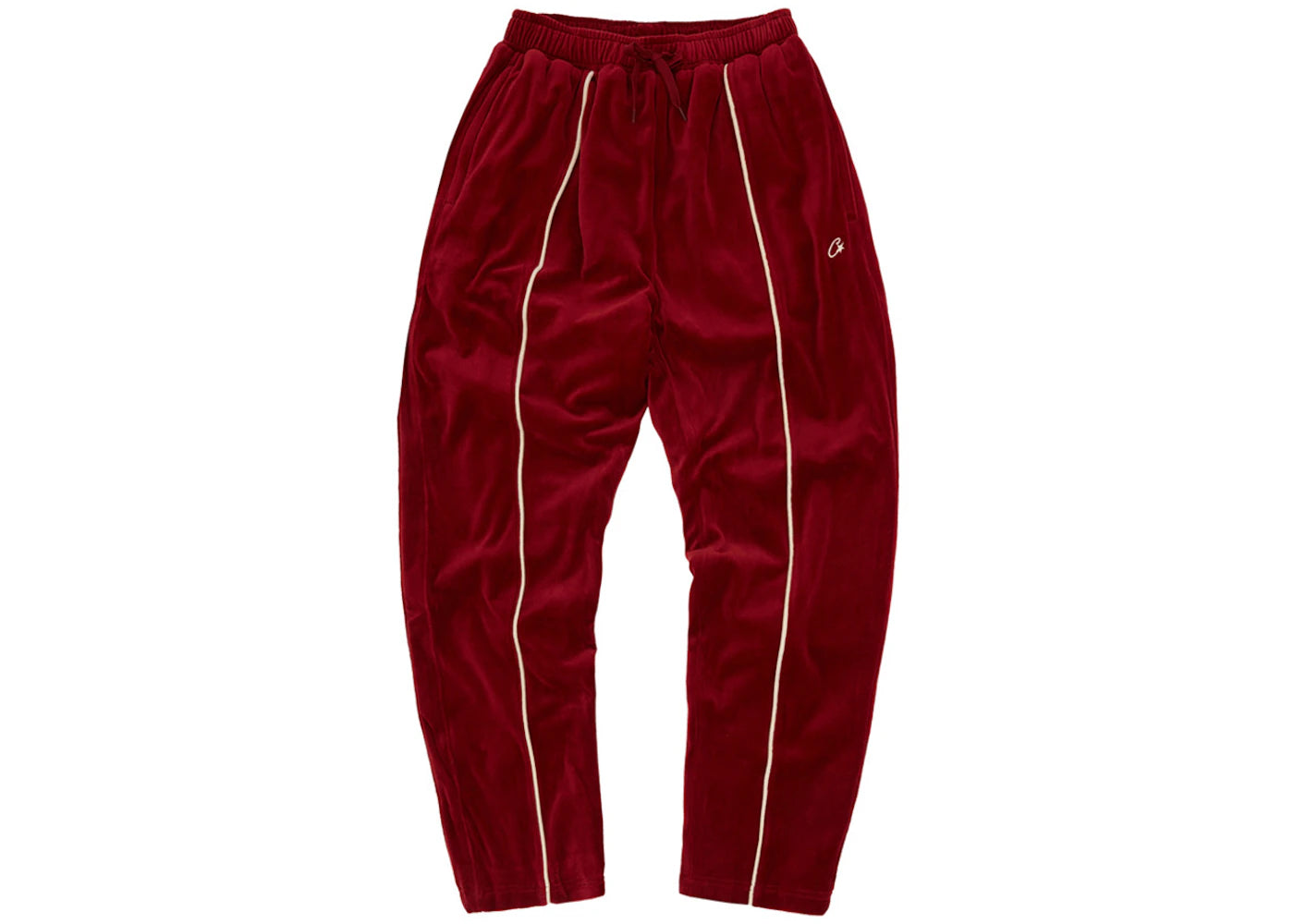 Corteiz VVS Uptown Pant Burgundy