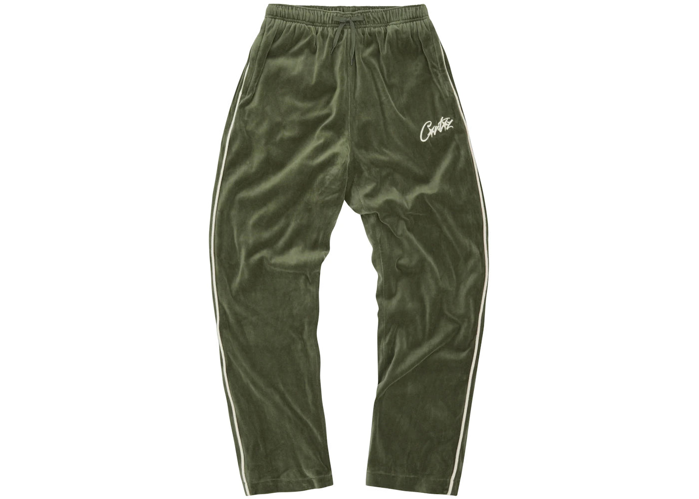 Corteiz VVS Velour Bottoms Green