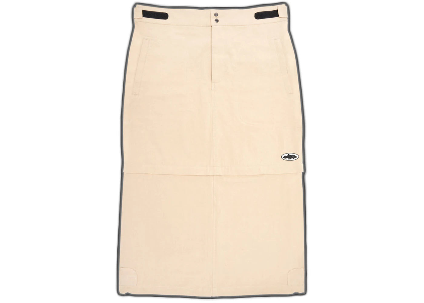 Corteiz Womens Storm Cargo Skirt Beige