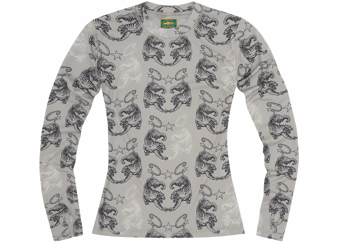 Corteiz Womens Tiger Mesh Longsleeve Grey