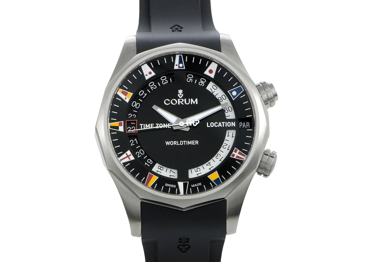 Corum Admiral Legend 47 Worldtimer A637/02744 - 637.101.04/F371 AN02