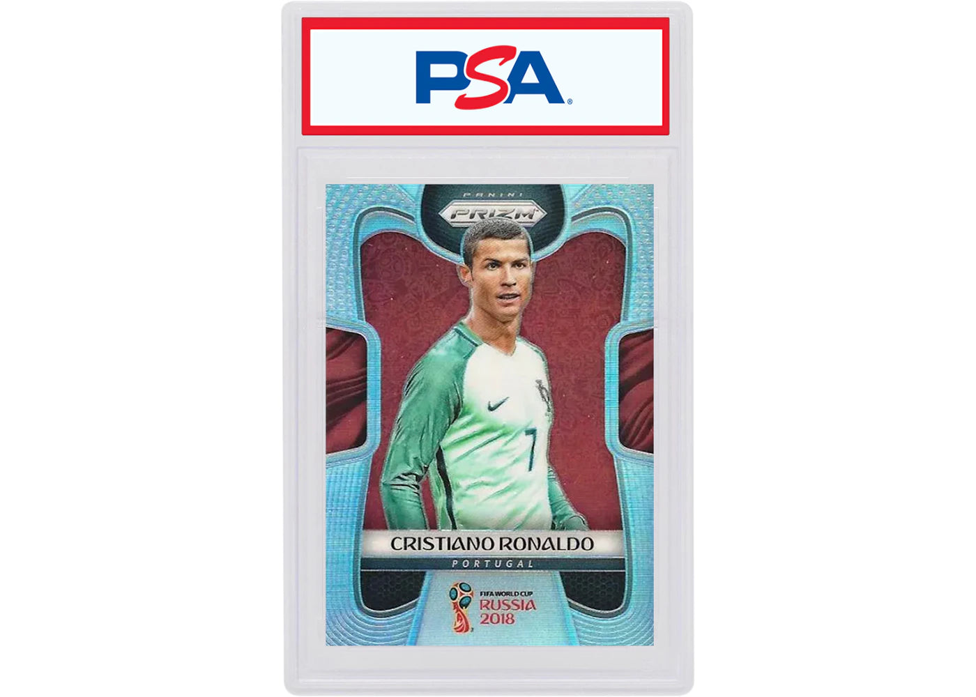 Cristiano Ronaldo 2018 Panini Prizm World Cup Silver #154 (PSA or BGS Graded)