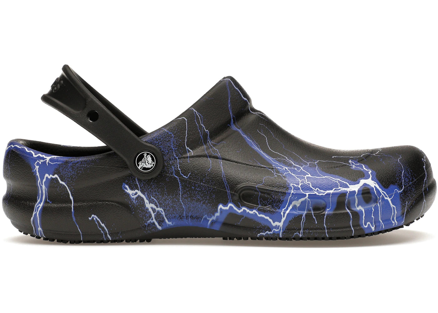 Crocs Bistro Clog Black Lightning Bolts