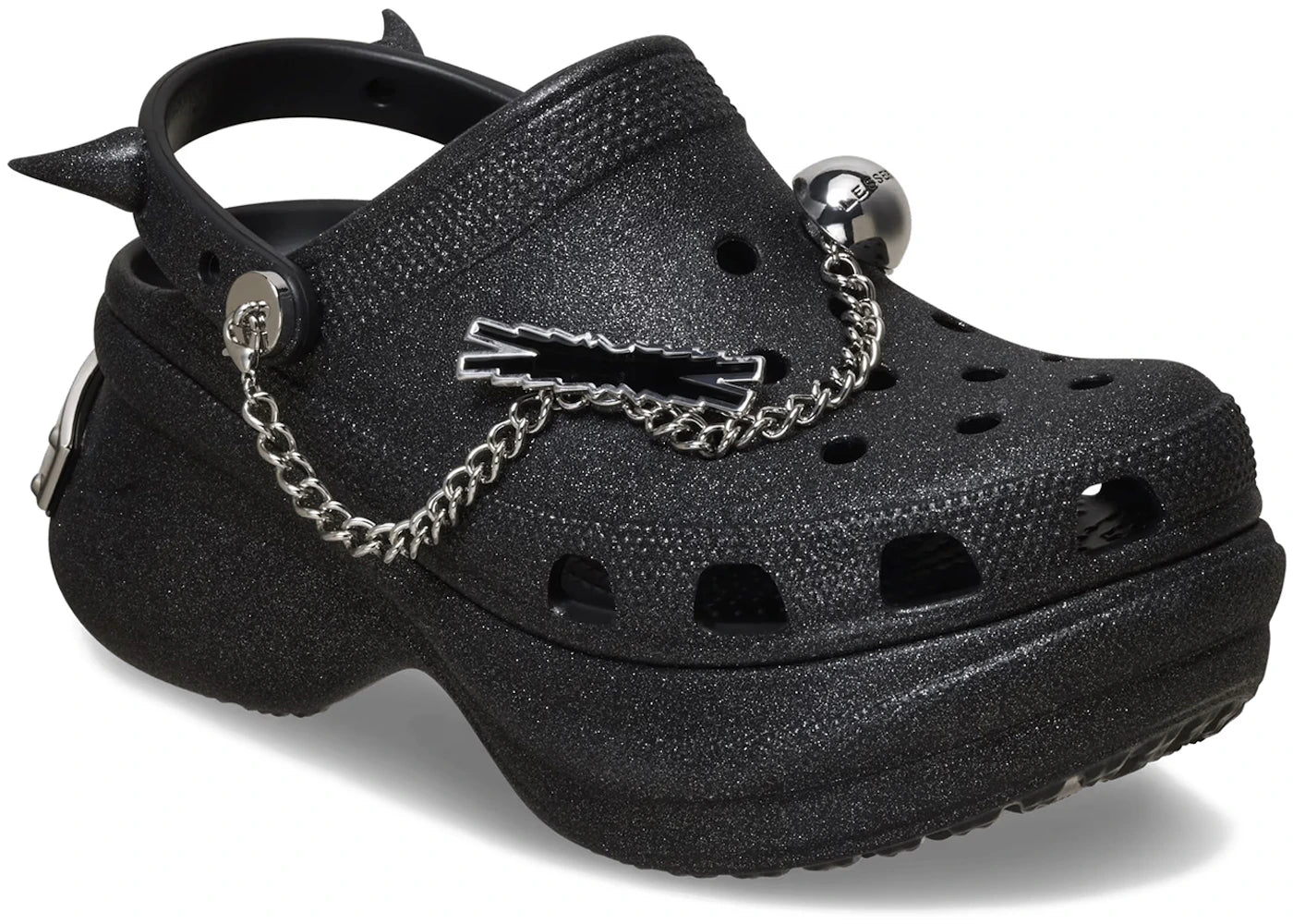 Crocs Classic Bae Clog LE SSERAFIM Glitter Black (Women's)