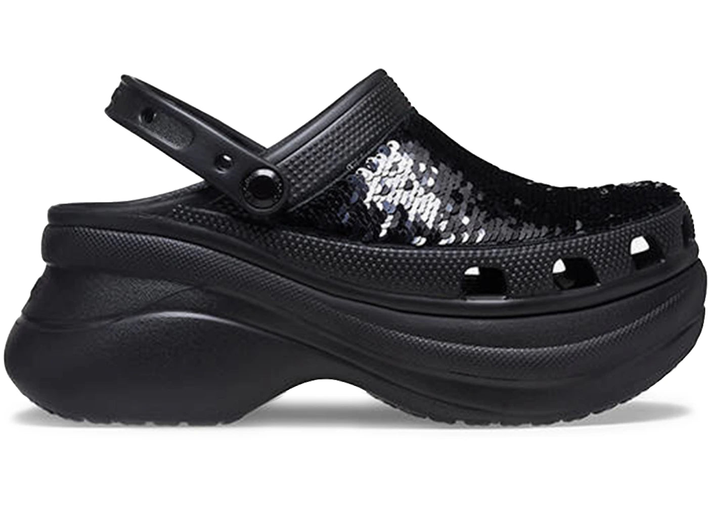 Crocs Classic Bae Clog Sequin Black