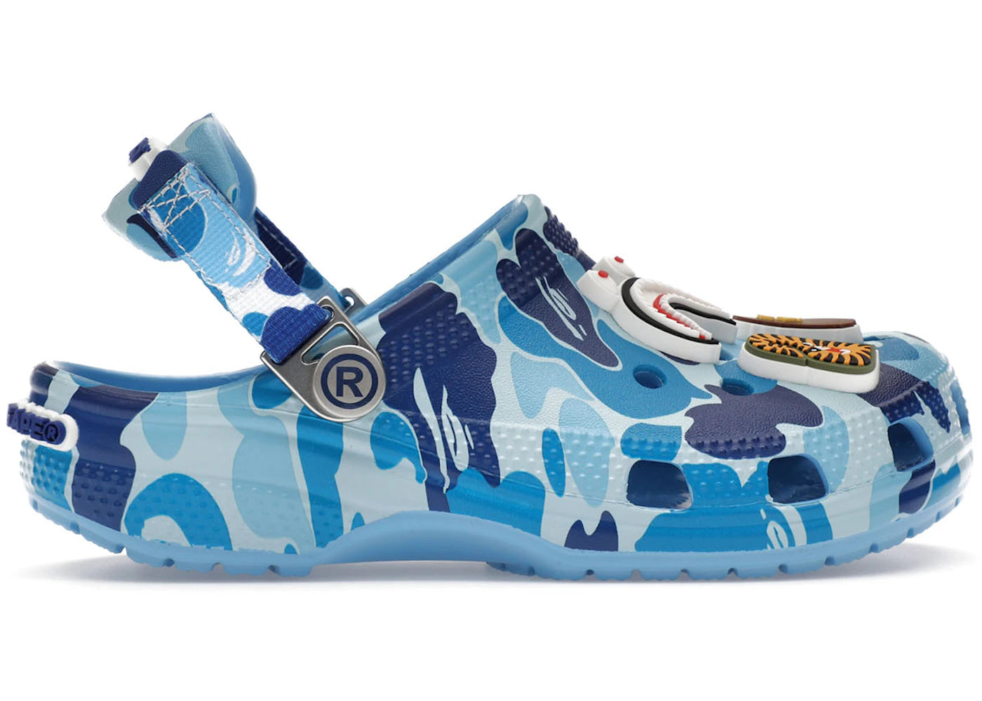 Crocs Classic Clog A Bathing Ape ABC Camo Blue (Kids)