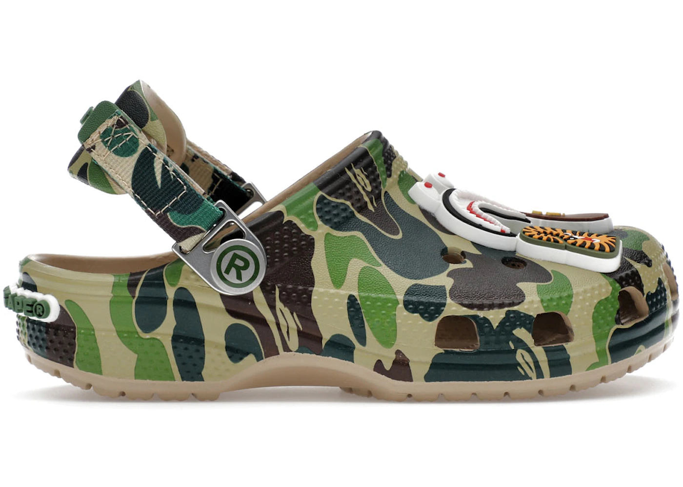 Crocs Classic Clog A Bathing Ape ABC Camo Green (Kids)