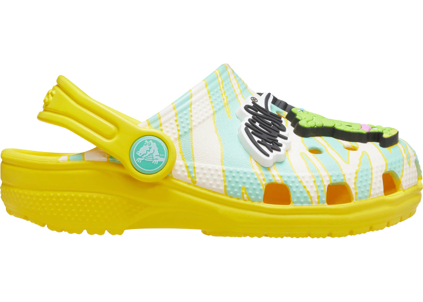 Crocs Classic Clog Ron English Party Animals Zebra Yellow (PS)