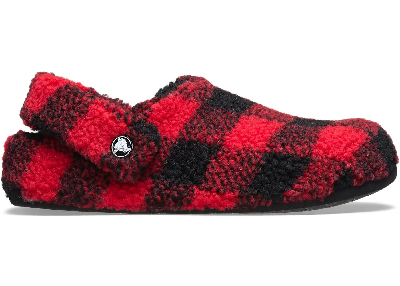 Crocs Classic Cozzzy Slipper Buffalo Check Red