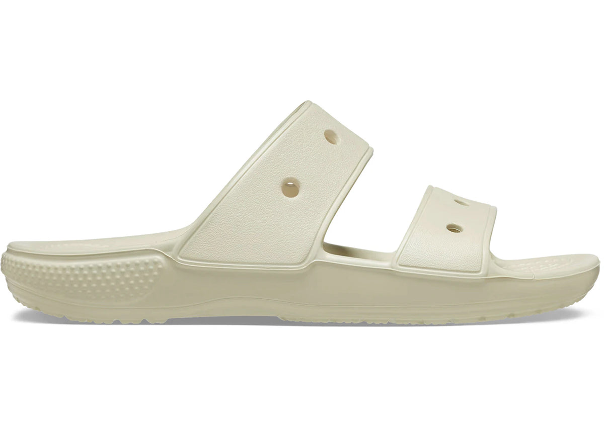 Crocs R Side By Side Crocs Classic Double Band Slide Sandals Bone – Side Kicks