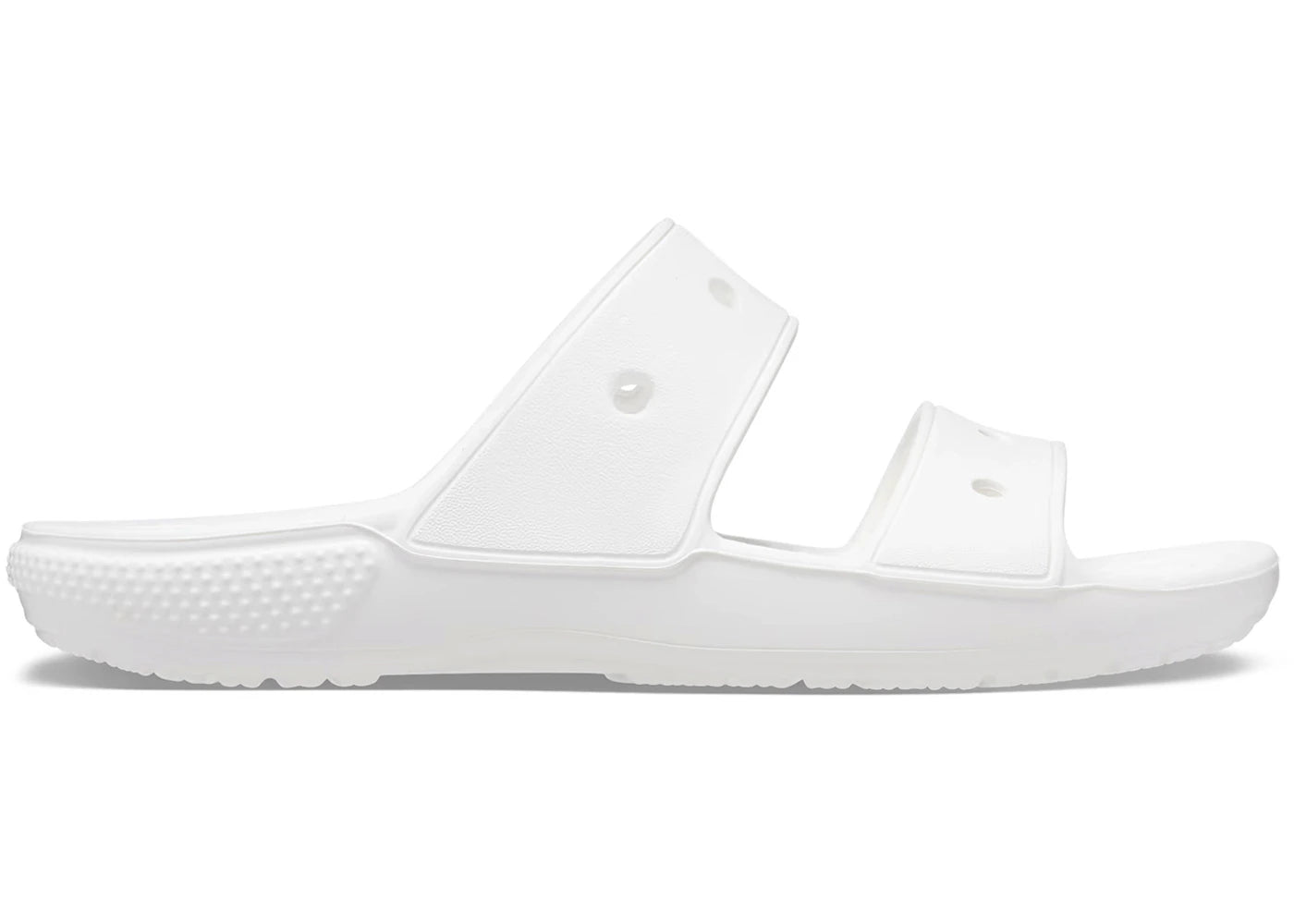Crocs Classic Double Band Slide Sandals White